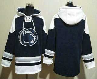 Men's Penn State Nittany Lions Navy Ageless Must Have Lace Up Pullover Hoodie,We sell and wholesale Men's Penn State Nittany Lions Navy Ageless Must Have Lace Up Pullover Hoodie on line form chian!